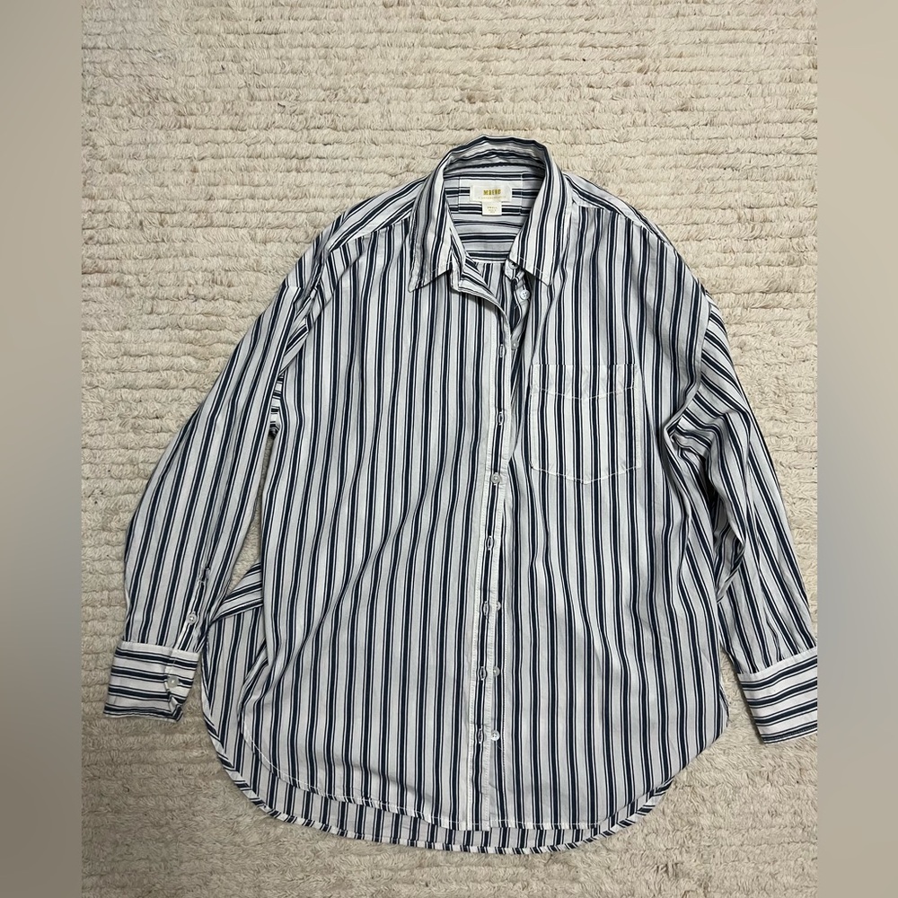Anthropologie striped button down shirt